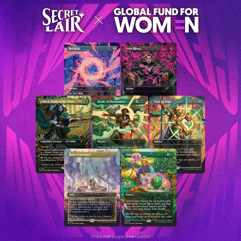 Secret Lair Drop Secret Lair x Global Fund for Women Their Magic is Limitless Non Foil Edition — Secret Lair Drop — Magic: The Gathering