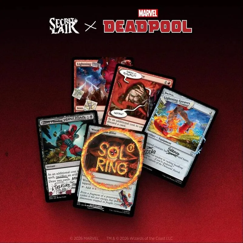 Secret Lair Drop Secret Lair x Marvels Deadpool I Fixed It Youre Welcome Non Foil Edition — Secret Lair Drop — Magic: The Gathering