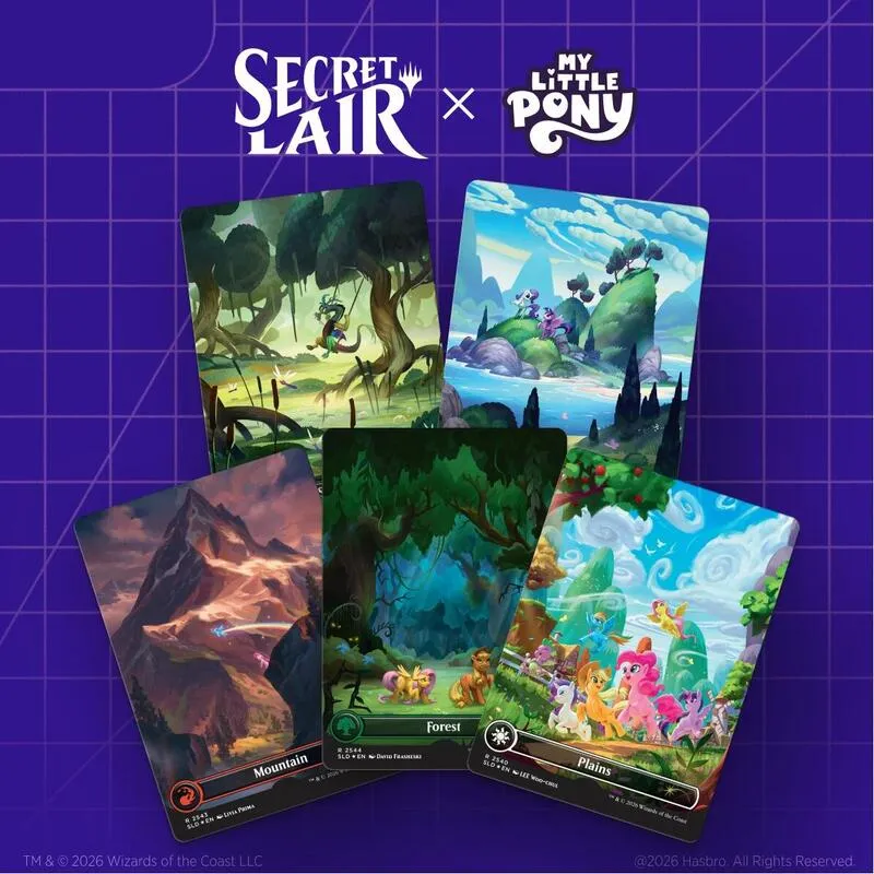 Secret Lair Drop Secret Lair x My Little Pony The Lands of Equestria Non Foil Edition — Secret Lair Drop — Magic: The Gathering