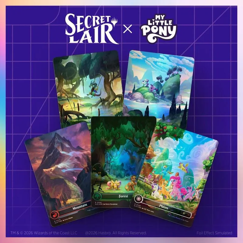 Secret Lair Drop Secret Lair x My Little Pony The Lands of Equestria Traditional Foil Edition — Secret Lair Drop — Magic: The Gathering