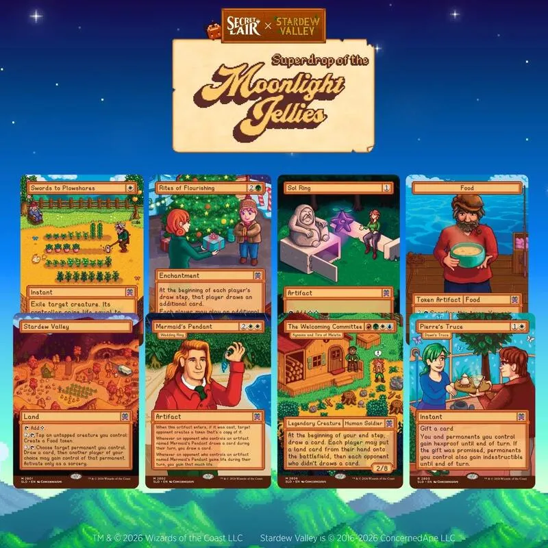 Secret Lair Drop Secret Lair x Stardew Valley Welcome to Stardew Valley Non Foil Edition — Secret Lair Drop — Magic: The Gathering