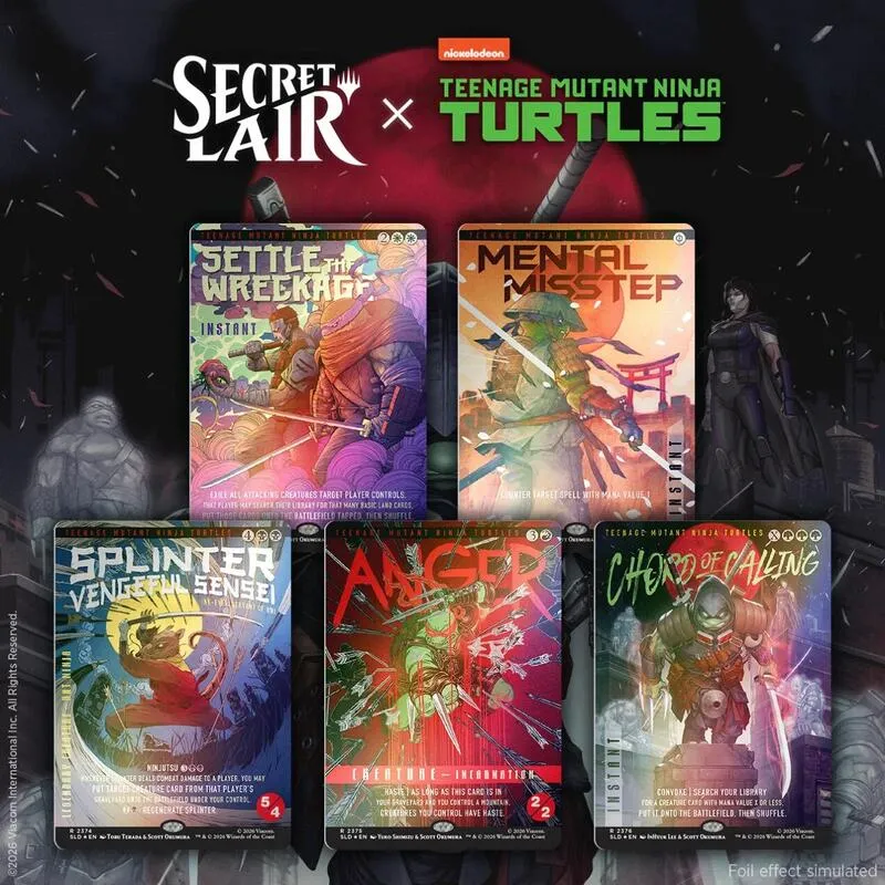 Secret Lair Drop Secret Lair x Teenage Mutant Ninja Turtles The Last Ronin Traditional Foil Edition — Secret Lair Drop — Magic: The Gathering