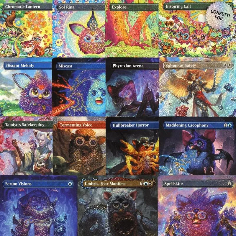 Secret Lair Drop Secret Scare Superdrop The Ay loh Tee wee lah Confetti Foil Bundle from Secret Lair Drop - Magic: The Gathering