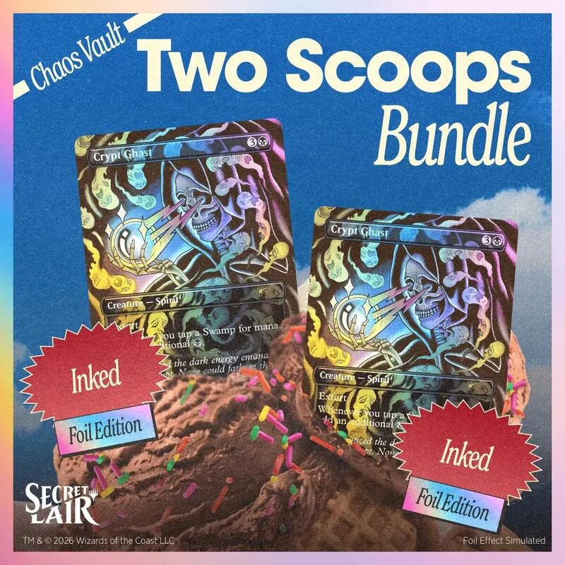 Secret Lair Drop Two Scoops Double Chocolate With Sprinkles Bundle — Secret Lair Drop — Magic: The Gathering