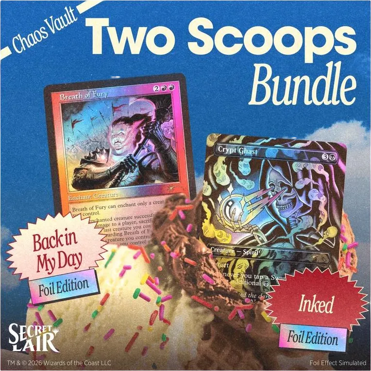 Secret Lair Drop Two Scoops Double Sprinkles Bundle — Secret Lair Drop — Magic: The Gathering