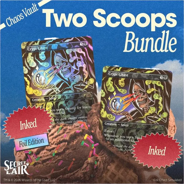 Secret Lair Drop Two Scoops The Chocolate Sampler Bundle — Secret Lair Drop — Magic: The Gathering