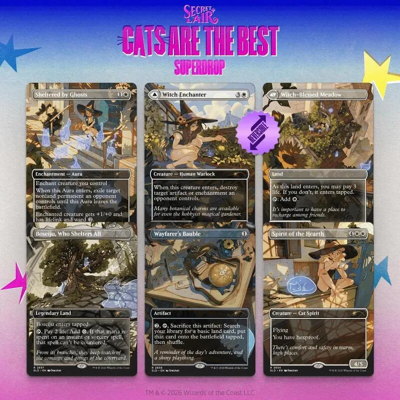 Secret Lair Drop Witchs Familiar Non Foil Edition — Secret Lair Drop — Magic: The Gathering
