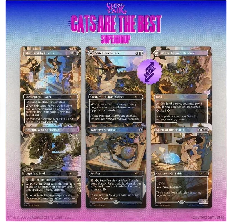 Secret Lair Drop Witchs Familiar Traditional Foil Edition from Secret Lair Drop - Magic: The Gathering