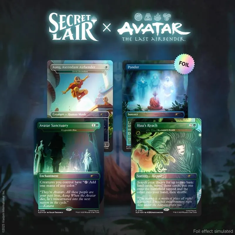 Secret Lair x Avatar The Last Airbender A Lot To Learn Rainbow Foil Edition — Secret Lair Drop — Magic: The Gathering