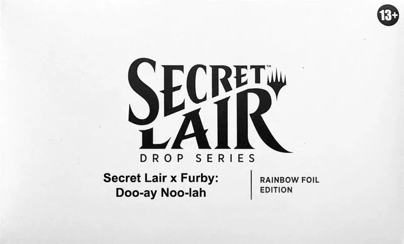 Secret Lair x Furby Doo ay Noo lah Rainbow Foil Edition — Secret Lair Drop — Magic: The Gathering