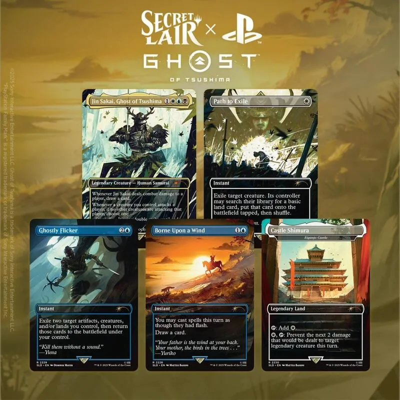 Secret Lair x Ghost of Tsushima Non Foil Edition — Secret Lair Drop — Magic: The Gathering