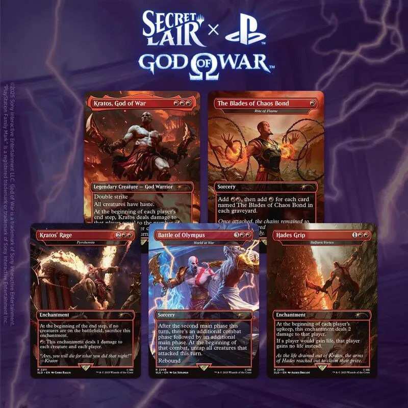 Secret Lair x God of War Greek Non Foil Edition — Secret Lair Drop — Magic: The Gathering