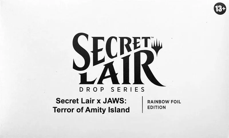 Secret Lair x Jaws Terror of Amity Island Rainbow Foil Edition — Secret Lair Drop — Magic: The Gathering