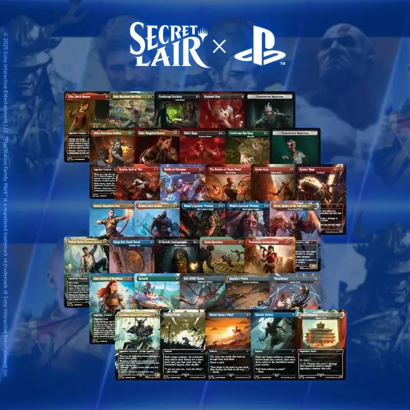 Secret Lair x Playstation Superdrop Non Foil Trophy Bundle — Secret Lair Drop — Magic: The Gathering