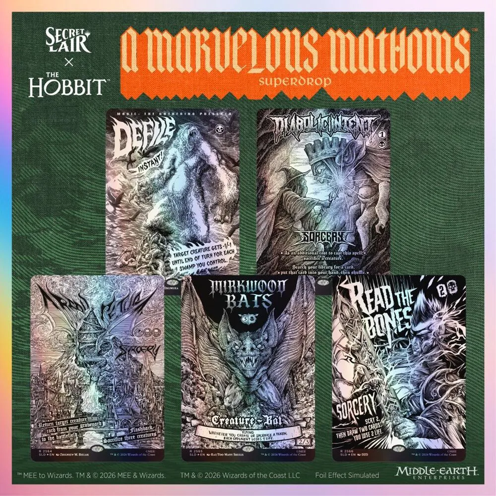 Secret Lair x The Hobbit: A Marvelous Mathoms - Desolation (foil) — Secret Lair Drop — Magic: The Gathering