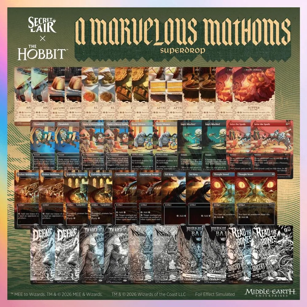 Secret Lair x The Hobbit: A Marvelous Mathoms - Everything Bundle — Secret Lair Drop — Magic: The Gathering