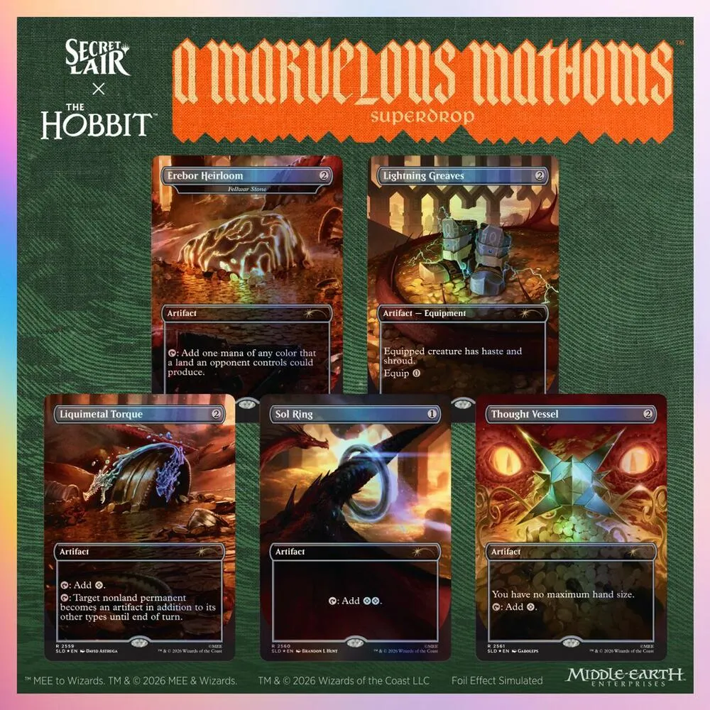 Secret Lair x The Hobbit: A Marvelous Mathoms - Smaug's Spoils (foil) — Secret Lair Drop — Magic: The Gathering