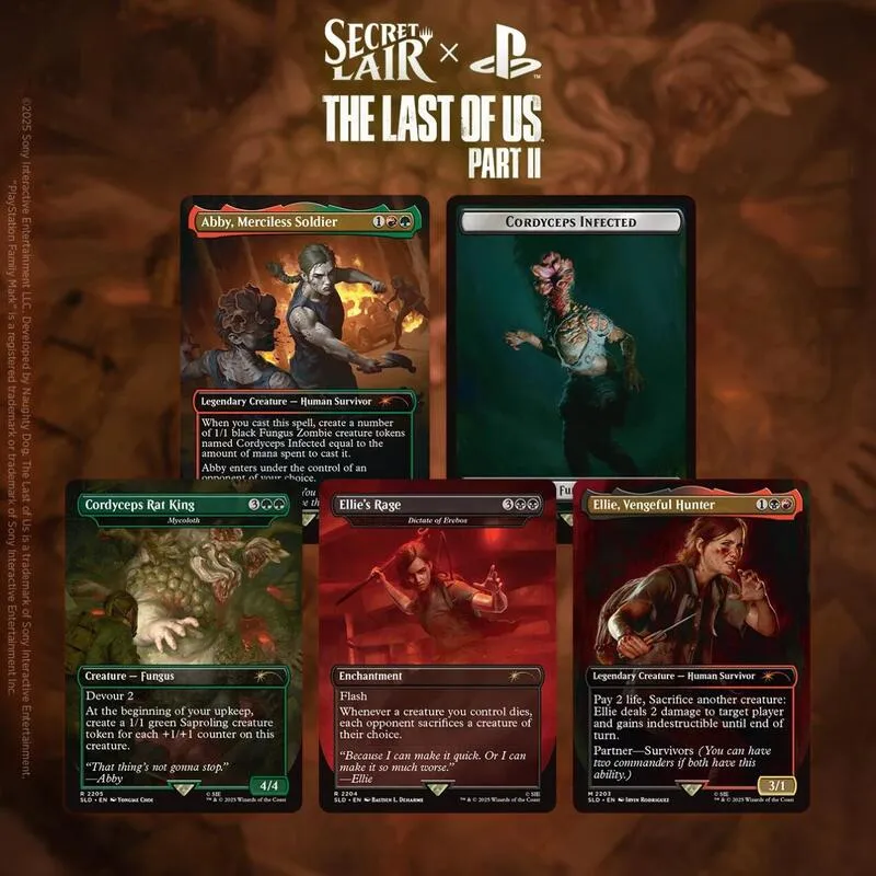 Secret Lair x The Last of Us Part II Non Foil Edition — Secret Lair Drop — Magic: The Gathering