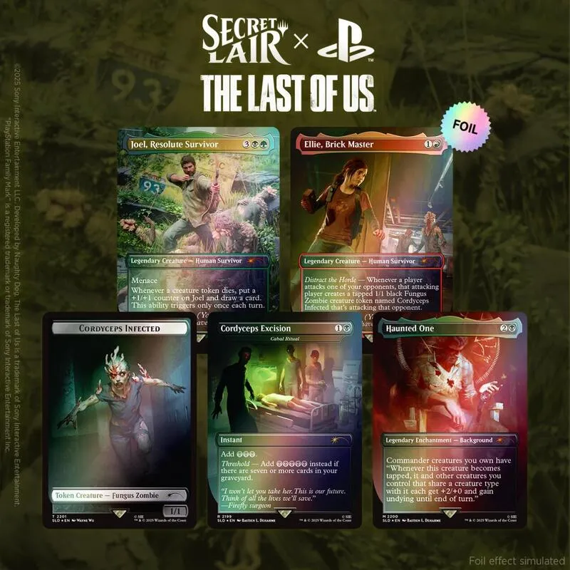 Secret Lair x The Last of Us Part I Rainbow Foil Edition — Secret Lair Drop — Magic: The Gathering