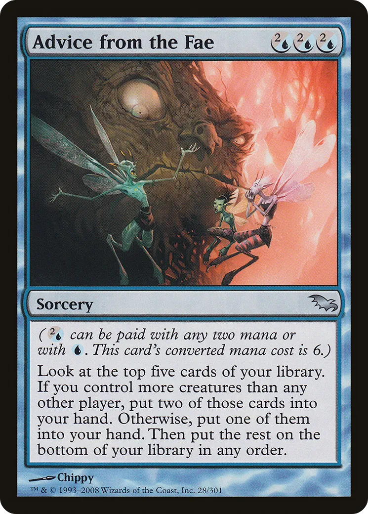 Advice from the Fae — Shadowmoor — Magic: The Gathering