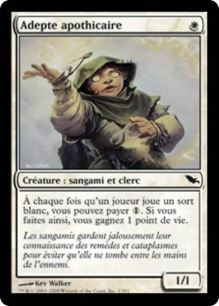 Adepte apothicaire — Shadowmoor — Magic: The Gathering