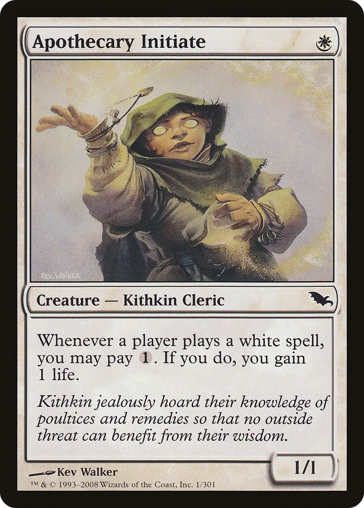 Adepte apothicaire — Shadowmoor — Magic: The Gathering