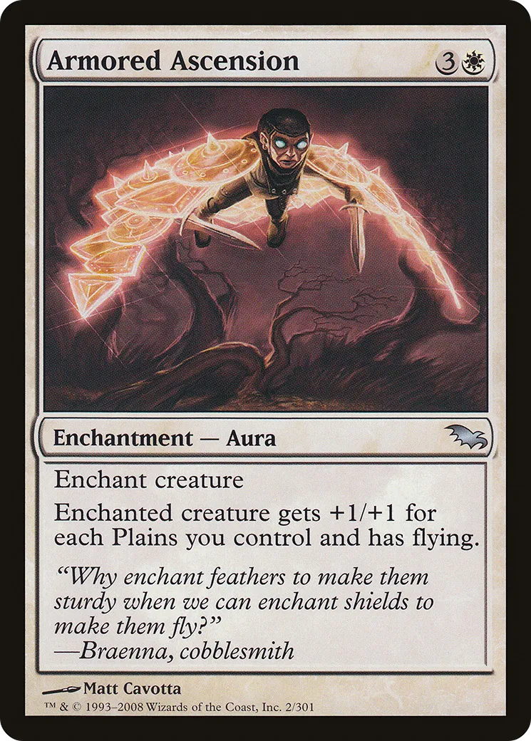 Ascension cuirassée — Shadowmoor — Magic: The Gathering