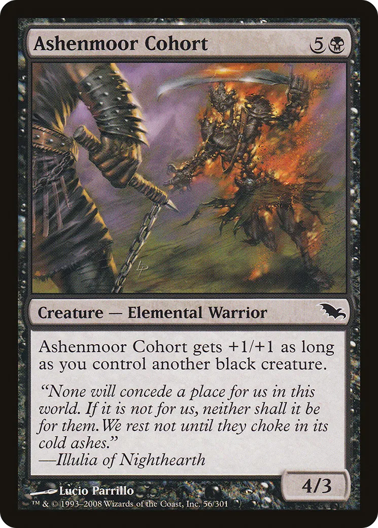 Ashenmoor Cohort — Shadowmoor — Magic: The Gathering