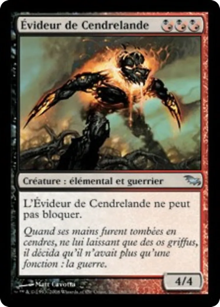 Évideur de Cendrelande — Shadowmoor — Magic: The Gathering