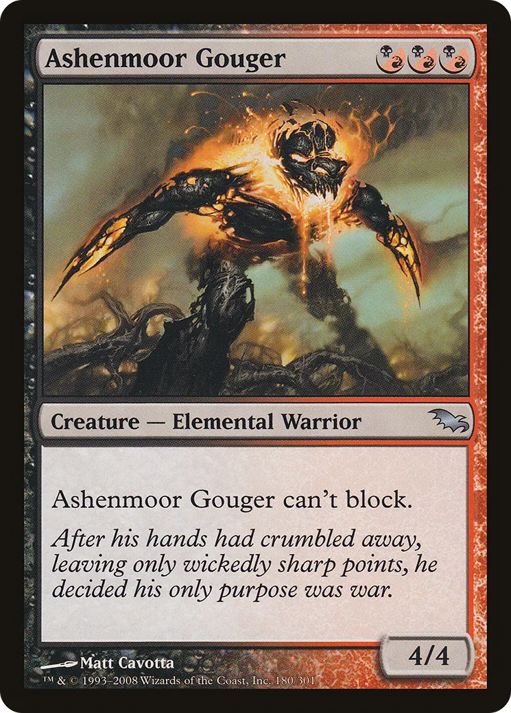 Ashenmoor Gouger — Shadowmoor — Magic: The Gathering