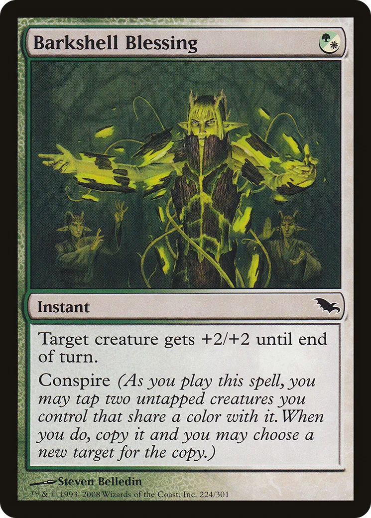 Bénédiction de coquécorce — Shadowmoor — Magic: The Gathering