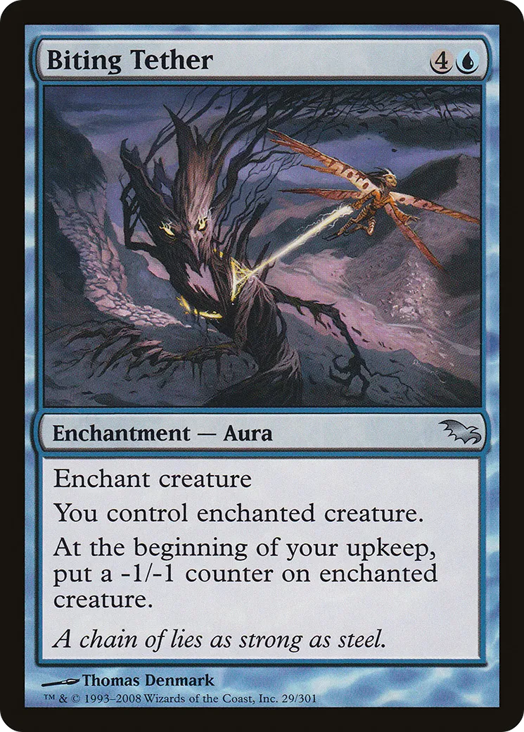 Biting Tether — Shadowmoor — Magic: The Gathering