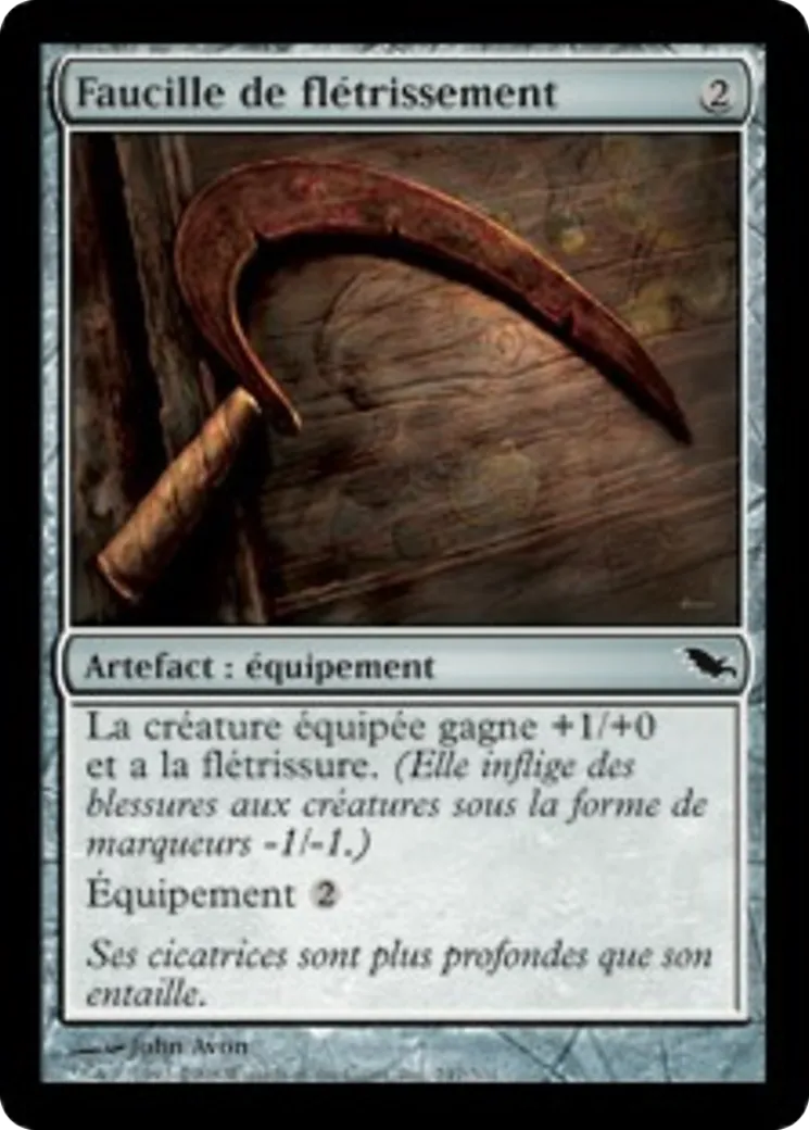 Faucille de flétrissement — Shadowmoor — Magic: The Gathering