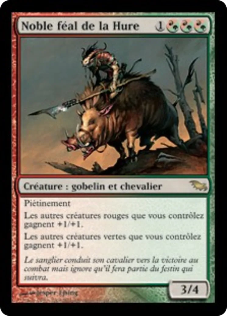 Noble féal de la Hure — Shadowmoor — Magic: The Gathering