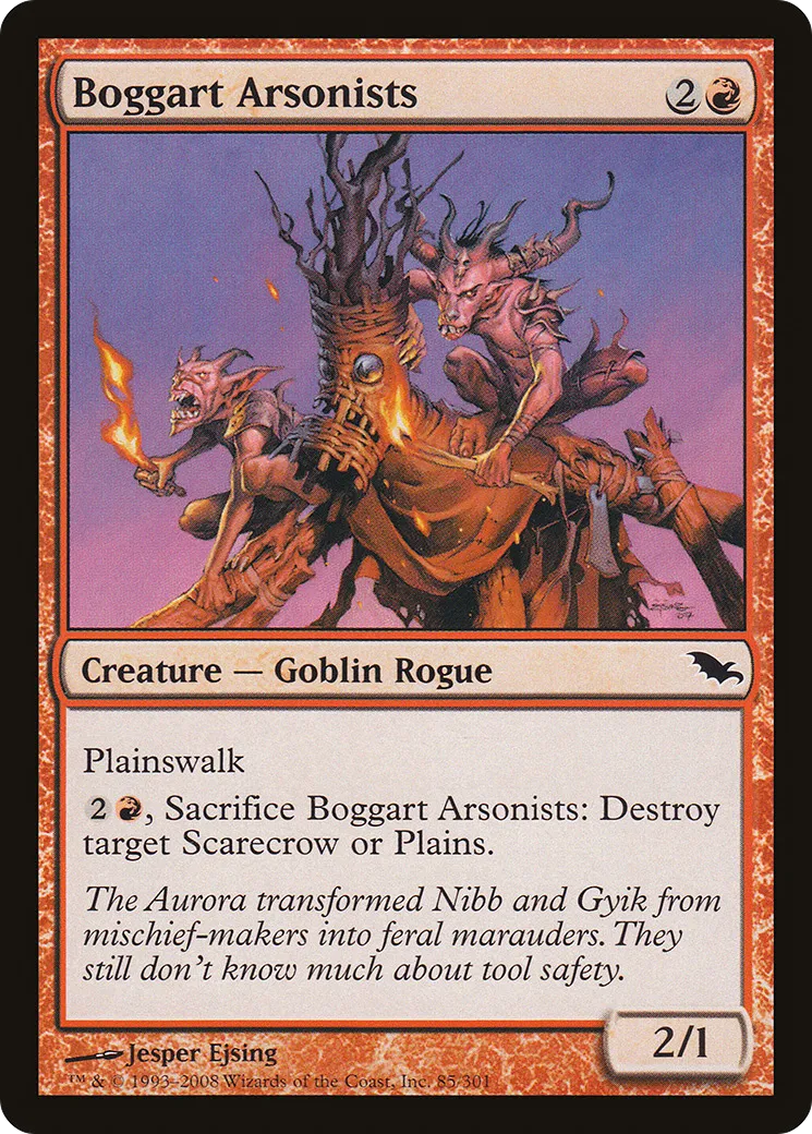 Incendiaires boggarts — Shadowmoor — Magic: The Gathering