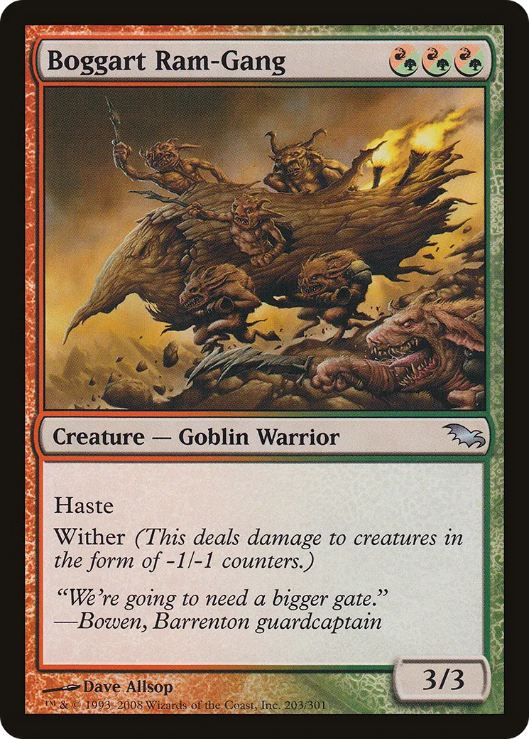 Boggart Ram-Gang — Shadowmoor — Magic: The Gathering