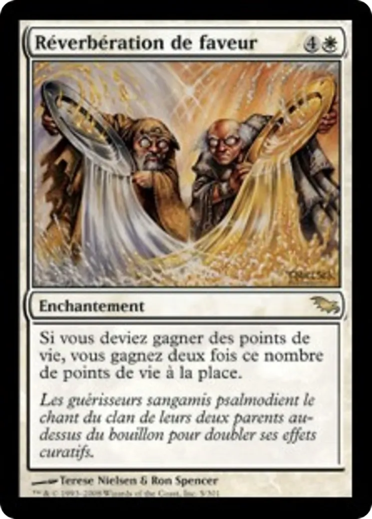 Réverbération de faveur — Shadowmoor — Magic: The Gathering