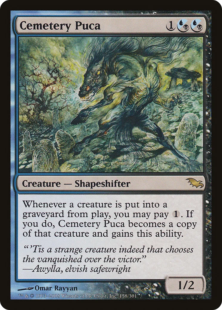 Cemetery Puca — Shadowmoor — Magic: The Gathering