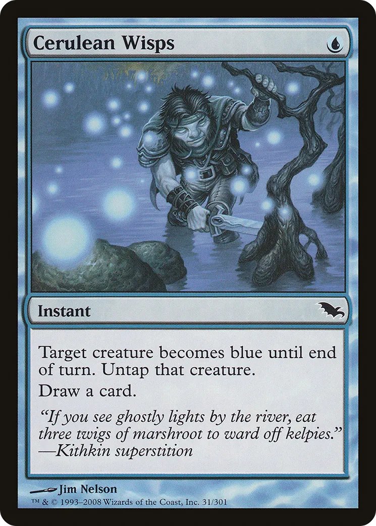 Feux céruléens — Shadowmoor — Magic: The Gathering
