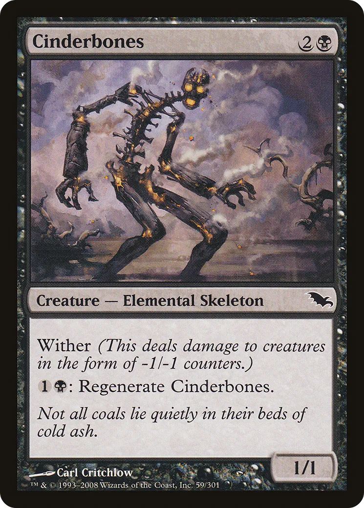 Cinderbones — Shadowmoor — Magic: The Gathering