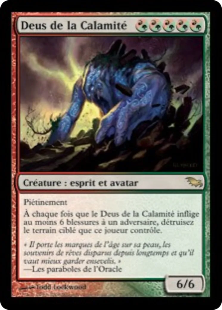 Deus de la Calamité — Shadowmoor — Magic: The Gathering