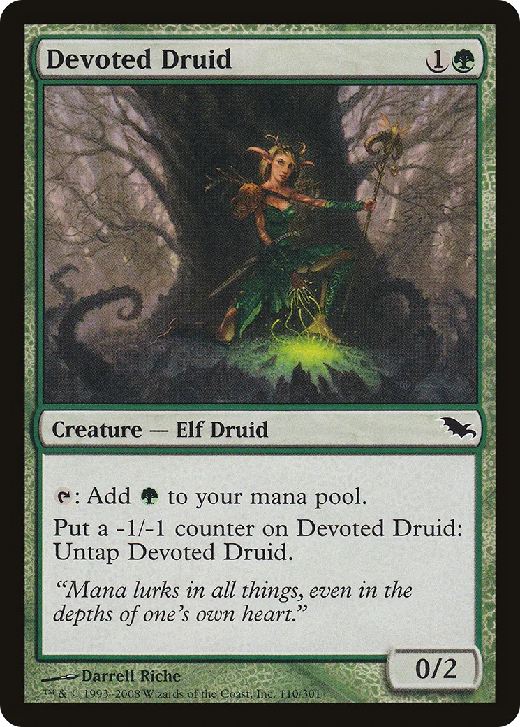 Devoted Druid — Shadowmoor — Magic: The Gathering