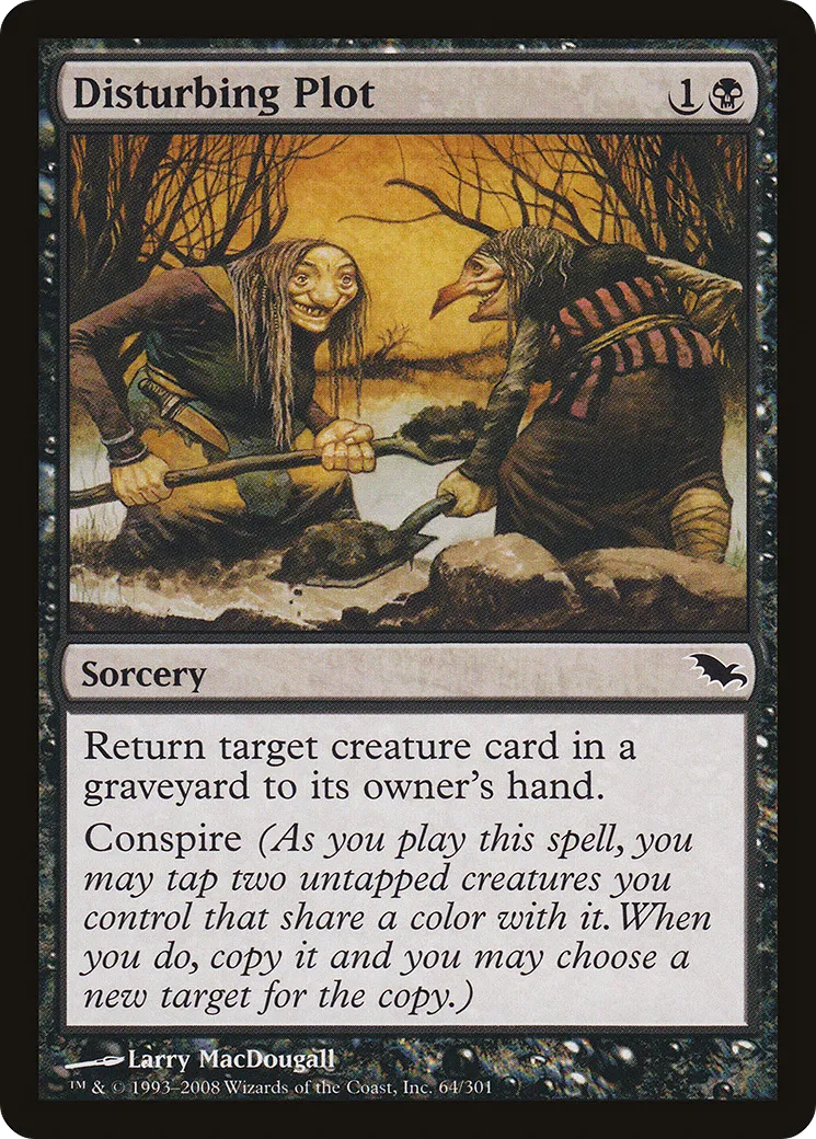 Disturbing Plot — Shadowmoor — Magic: The Gathering