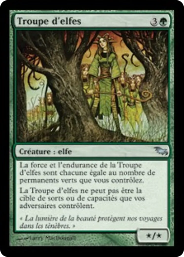 Troupe d'elfes — Shadowmoor — Magic: The Gathering