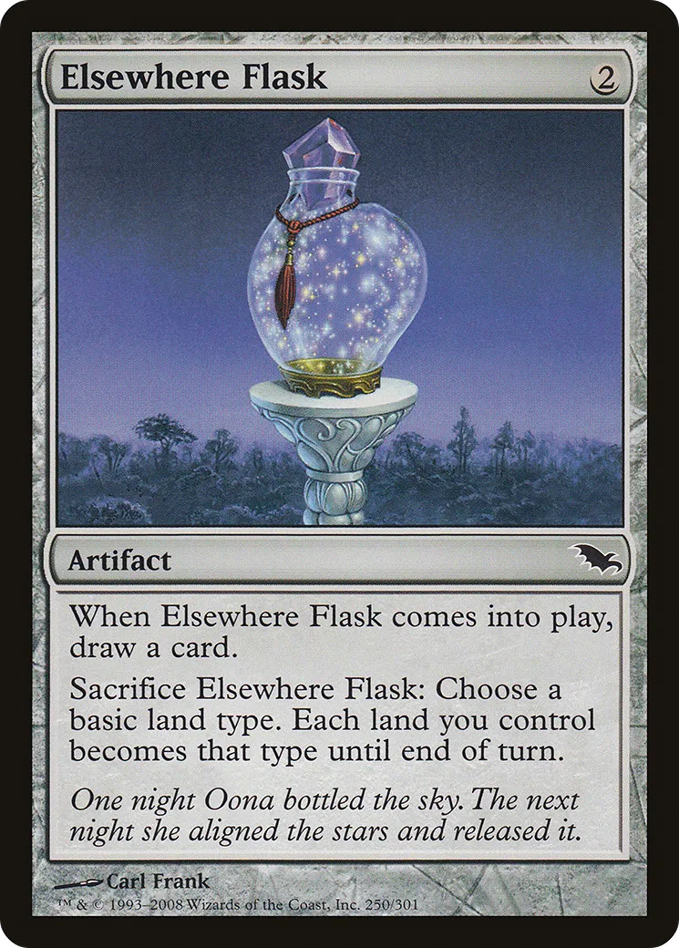 Elsewhere Flask — Shadowmoor — Magic: The Gathering