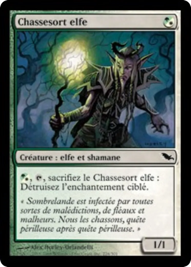 Chassesort elfe — Shadowmoor — Magic: The Gathering