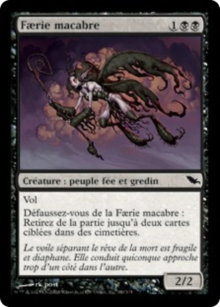 Faerie macabre from Shadowmoor - Magic: The Gathering