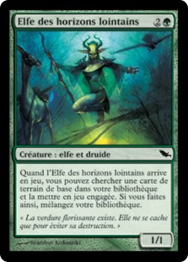 Elfe des horizons lointains — Shadowmoor — Magic: The Gathering
