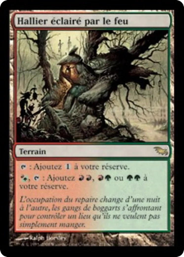 Hallier éclairé par le feu from Shadowmoor - Magic: The Gathering