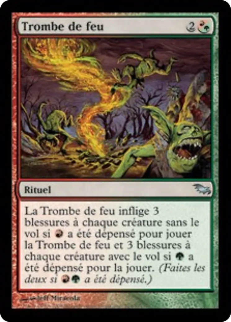 Trombe de feu — Shadowmoor — Magic: The Gathering
